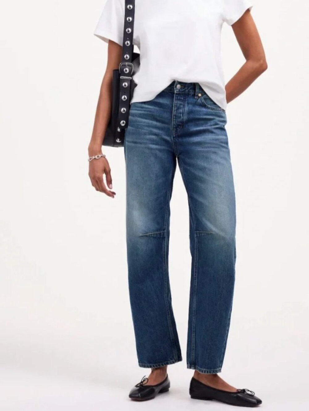 Madewell Darted Barrel-Leg Jean Irmo Wash 28